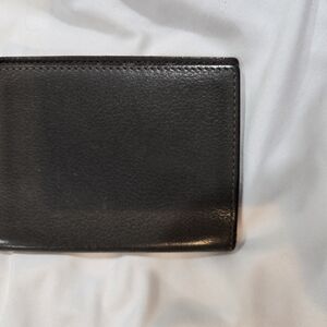 Hermes Black Leather Card Holder
